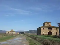 Typical houses by the street