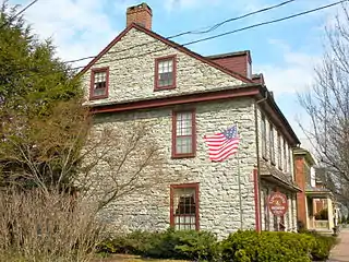 Strasburg's first post office, now the Limestone Inn