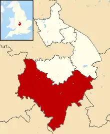 Shown within Warwickshire