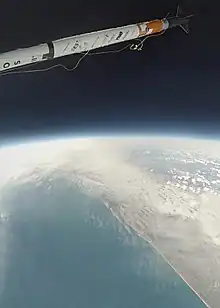 Stratos II+ sounding rocket launched from El Arenosillo.