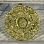 Filigreed brooch found in grave 10