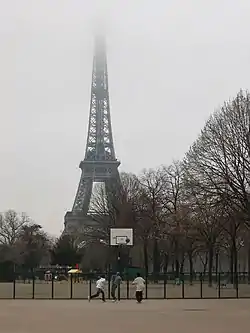 Image 6Streetball in Paris, France near the Eiffel Tower, 2005