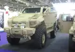 Streit Typhoon vehicle on display at DSEi 2011