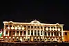 The palace by night