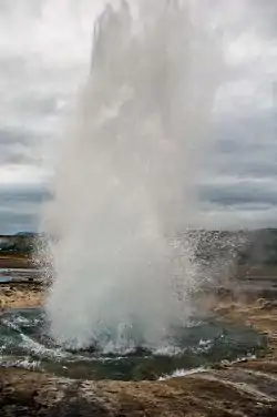 Strokkur erupting in 2006