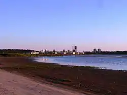 View at the center of Haabersti from the Stroomi Beach (Pelguranna).