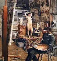 Studioscene (ca 1890)