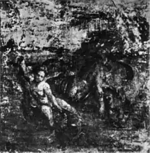 Venus and Cupid with dolphins