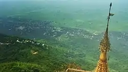 Zin Kyaik town seen from Mount Zin Kyaik