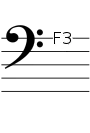 Sub-bass clef