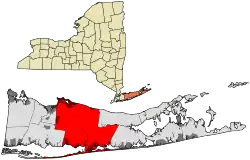 Location in Suffolk County