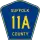 County Route 11A marker