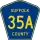 County Route 35A marker