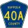 County Route 40A marker