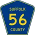 County Route 56 marker