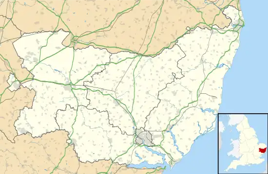Wetherden is located in Suffolk