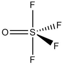 Structure of thionyl tetrafluoride