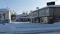 Sulkava centre during winter