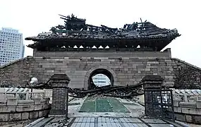 Aftermath of the Namdaemun fire