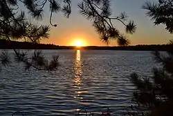 Sunset in Lake Nebagamon