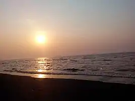 Sunset at Devka beach, Damao