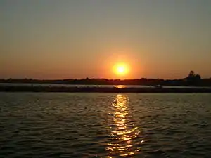 Sunset off the Mascot Dock