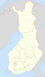 Location of Suoniemi in Finland