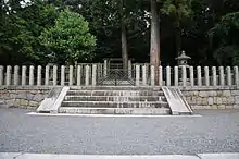 Memorial Shinto shrine and mausoleum honoring Emperor Sutoku