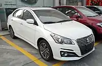 Suzuki Alivio (China; facelift)