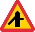 Right way junction from the left or right winding junction from left