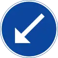 Keep left