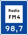 Radio station for road and traffic information