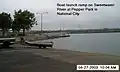 Boat launch ramp near mouth