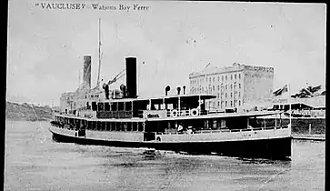 arriving at Circular Quay