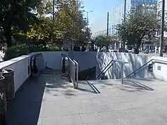 Entrance on Syngrou Avenue