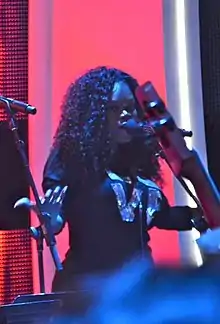 Tiffany Monique performing at Black Girls Rock rehearsals, 2012