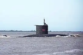 Tamoio, type 209 submarine, in 2022.