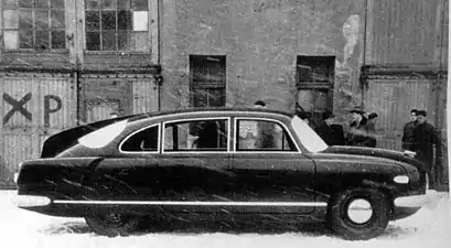 1955 Tatra603 The last prototype in Kopřivnice Moravia