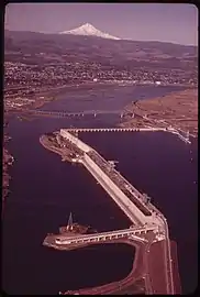 The Dalles Dam inJune 1973.
