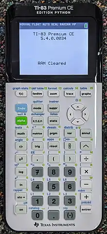 TI-83 Premium CE Edition Python