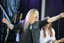 Tony Mills performing in Norway in June 2012