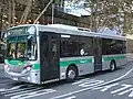 1999 grey/silver and green livery on a Mercedes-Benz O405NH