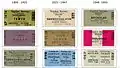 A selection of tickets from the Talyllyn Railway