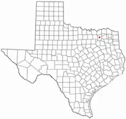 Location of Greenville, Texas