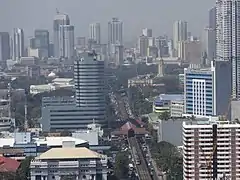 Binondo, with the Manila City Hall and the United Nations station.