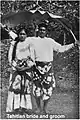 Tahitian bride & groom