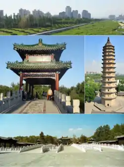 Longtan Lake Park, The east pagoda in Twin Pagoda Temple, Jinci temple.