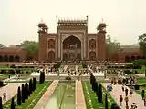 Great gate (Darwaza-i Rauza), the main entrance to Taj Mahal, Agra