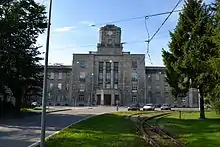Former administrative building of Russo-Baltic shipyard in Kopli, now used by the Estonian Maritime Academy.
