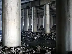 A bridge under the railway sidings near Jukjeon, Yongin